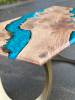 Diagonal Burr Oak River Dining Table Thumbnail