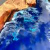 Double Waterfall River Coffee Table Ocean Theme Thumbnail