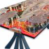 Duelling Dragons Burr Elm Dining Table Thumbnail