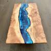 Live Edge Elm Deep Sea River Dining Table Thumbnail