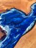 Character Elm Deep Sea Resin Dining Table Thumbnail