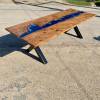 Character Elm Deep Sea Resin Dining Table Thumbnail