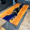 Burr Elm & Tulipe River Dining Table Thumbnail