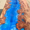 Elm Resin River Whirlpool Dining Table  Thumbnail