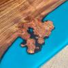 Burr Elm Frosted Blue Coffee Table Thumbnail
