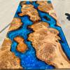 Full Burr Oak Islands Dining Table Thumbnail