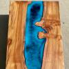 Galactic Blue & Burr Elm River Coffee Table Thumbnail