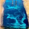 Elm & Galactic Blue River Dining Table Thumbnail