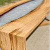 Oak Waterfall Coffee Table Ghost Blue Thumbnail