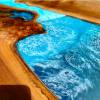 Elm River Coffee Table Glacier Artwork Thumbnail