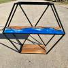 Hex Wall Shelf with River Shelves  Thumbnail
