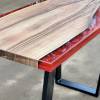 Walnut & Red Lava River Desk Thumbnail