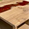 Burred Oak Lava Flow Coffee Table Thumbnail