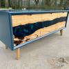 River Media Unit/Sideboard Olive & Galactic Blue Thumbnail