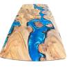 Burr Elm & Deep Sea River Dining Table Thumbnail