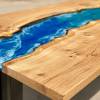 Oak & Ocean Effect River Dining Table Thumbnail