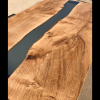 Pippy Oak & Prussian Blue River Dining Table (SOLD) Thumbnail