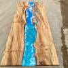 Ocean Theme River Dining Table Elm Thumbnail
