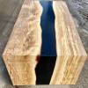 Olive & Black Resin River Coffee Table Thumbnail