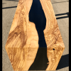 Olive Wood & Black Resin River Coffee Table  Thumbnail