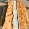 Oak River Dining Table & Bench Set Pearl Thumbnail
