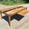 Elm River Dining Table with Sliding Puzzle Tray Thumbnail
