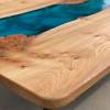 Elm & Reef Blue Resin River Dining Table Thumbnail