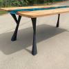 Elm & Reef Blue Resin River Dining Table Thumbnail