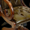 Antique Reproduction Regency Full Saddle Carver Swivel Desk Chair Thumbnail