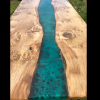 Pippy Oak & Turquoise River Desk (SOLD) Thumbnail