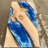 Burr Elm & Ocean Art Desk Thumbnail