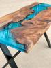 River Desk in Elm & Reef Blue Thumbnail