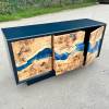 River Sideboard Mappa Burr & Ocean Art Thumbnail