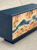 River Sideboard Mappa Burr & Ocean Art Thumbnail