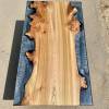 Single Slab Elm & Terminator Silver River Coffee Table Thumbnail