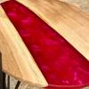Oak Resin River Side Table 2 Thumbnail