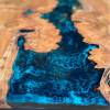 Single Slab Elm & Galactic Blue River Coffee Table Thumbnail