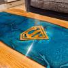 Olive Wood & Resin River Coffee Table - Superman! Thumbnail