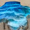 Teak & Resin Ocean Art Side Table 34 Thumbnail
