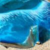 Teak & Resin Ocean Art Side Table 1 Thumbnail