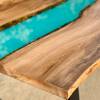 Elm & Turquoise River Dining Table Thumbnail