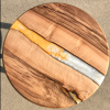 Walnut Resin River Lamp Table 1 Thumbnail