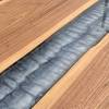 Walnut & Terminator Silver River Dining Table Thumbnail
