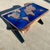 World Map Coffee Table Live Edge Thumbnail
