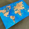 Elm World Map Dining Table or Desk Thumbnail