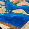 World Map Elm & Resin Coffee Table Thumbnail
