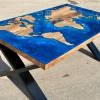 World Map Elm & Resin Coffee Table Thumbnail