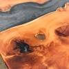 Yew Grey Resin River Dining Table Thumbnail