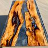 Yew Silver Resin River Dining Table Thumbnail