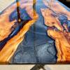 Yew Silver Resin River Dining Table Thumbnail